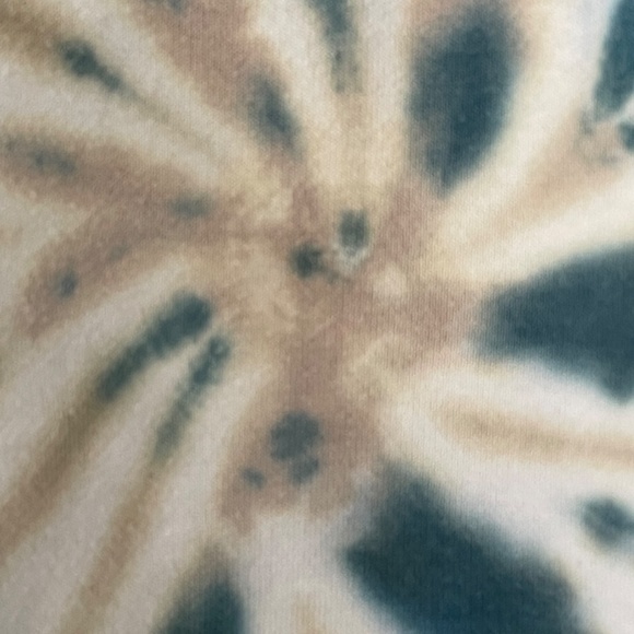 MOTHER The Loafer tie-dye crop crewneck sweatshirt size M - Picture 4 of 6